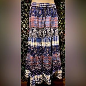 True Vintage OOAK/Handmade REAL Patchwork Maxi